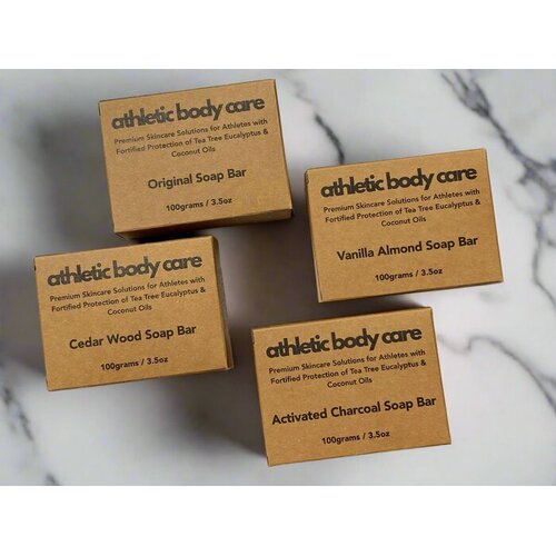 Athletic Body Care Soap Bar 4 Pack